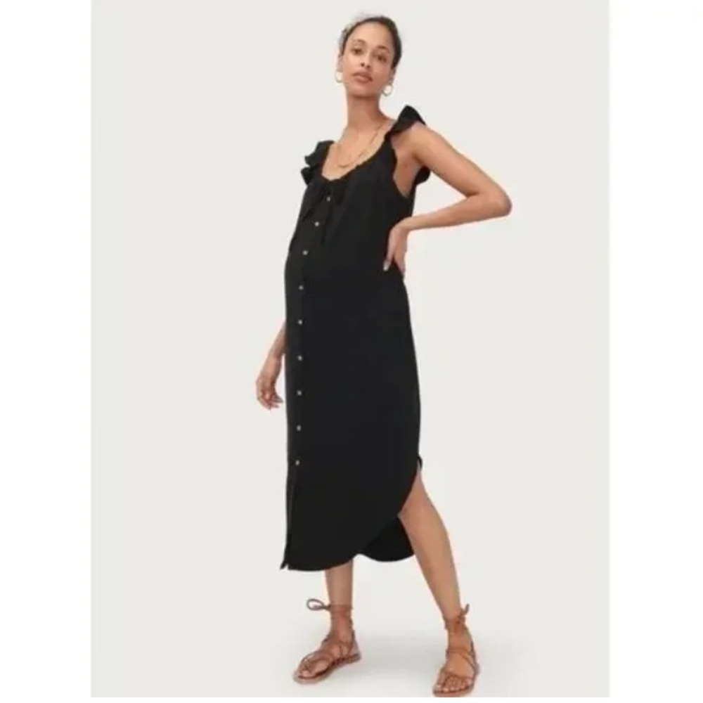 Hatch Maternity Black Jenna Dress, Size 3